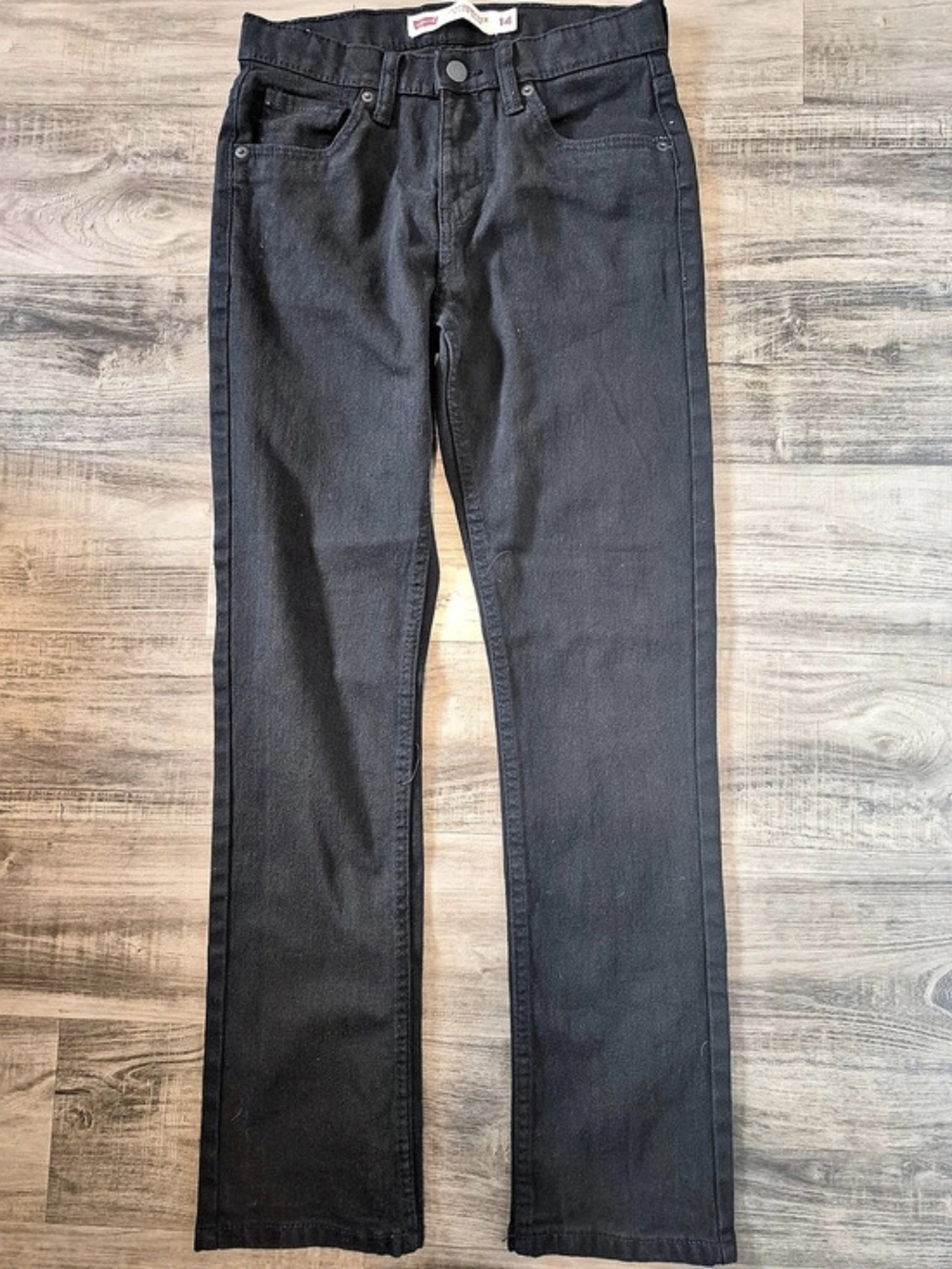 Levi's 511 Slim Black Jeans Boys 14